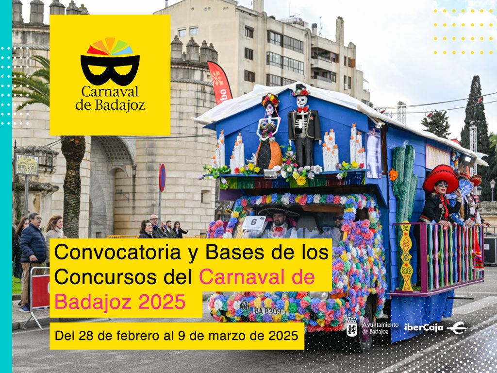 Convocatoria y bases de los Concursos del Carnaval de Badajoz 2025