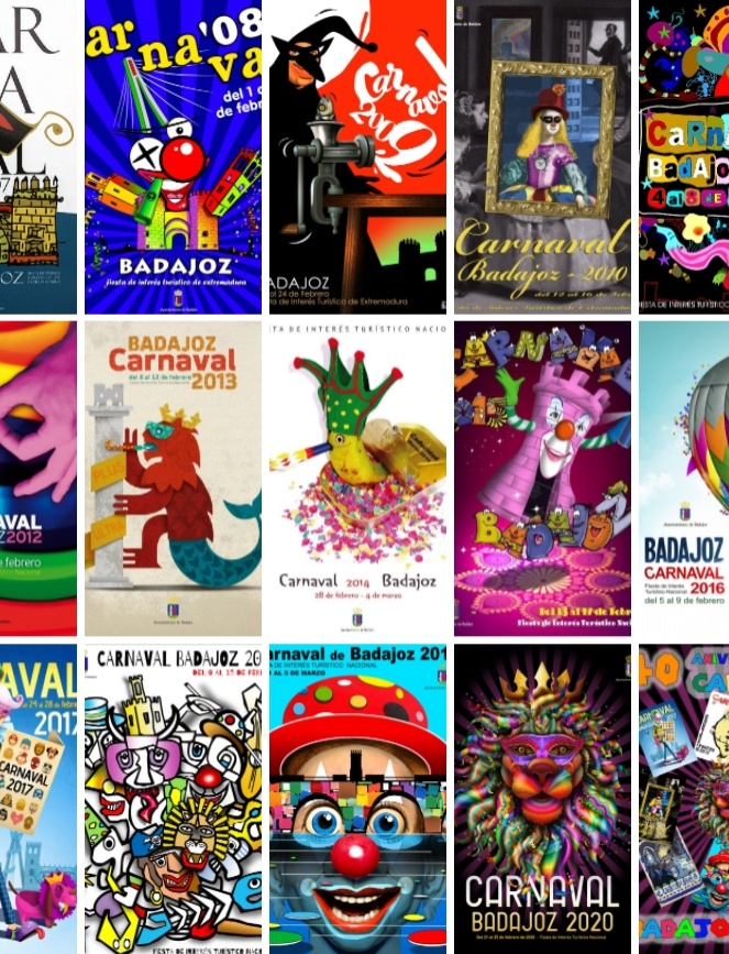 Convocatoria del concurso del cartel anunciador del Carnaval De Badajoz 2022