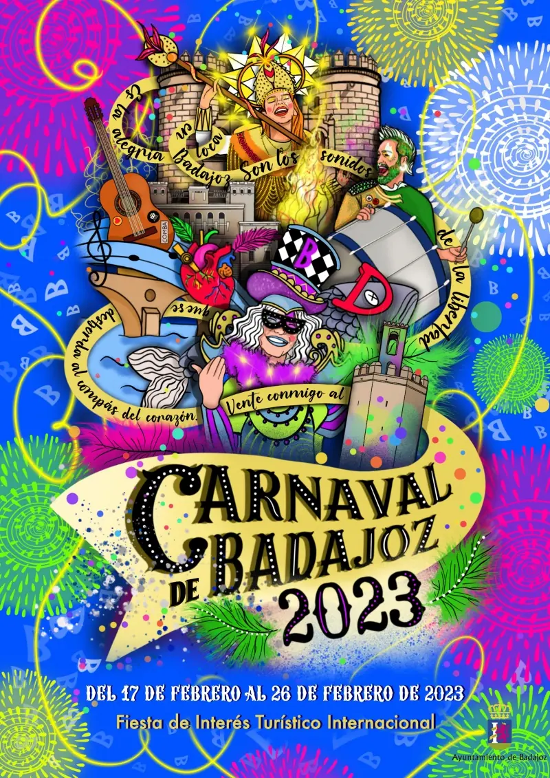 Cartaz do Carnaval de Badajoz 2023